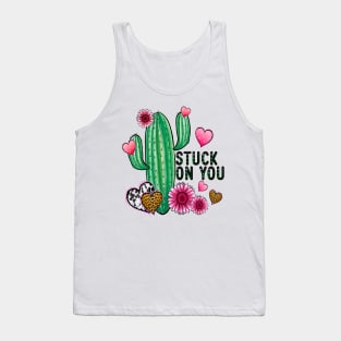 Stuck On You T Shirt Valentine T shirt For Women Tank Top